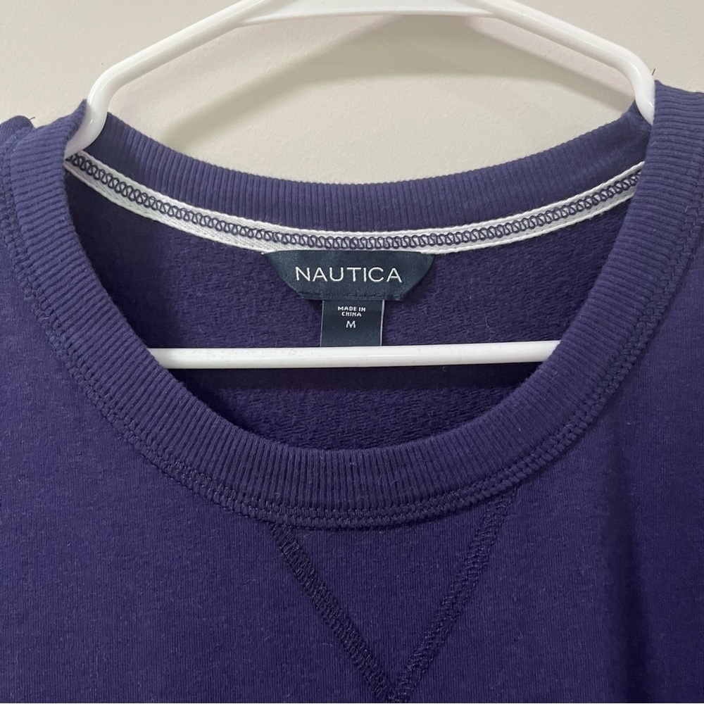 Nautica Men's Long Sleeve Crew Neck Sweater Medium 10/12/Navy - Picture 3 of 15